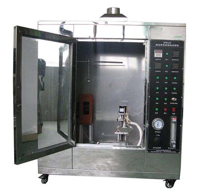 ISO340:2004 Μηχανή δοκιμής κατακόρυφης καύσης μεταγωγικής ζώνης για μεταγωγική ζώνη κεντρικού υφάσματος