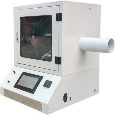 ISO 340 /AS1334.10 Τεχνολογία δοκιμής κάθετης καύσης με μεταγωγική ζώνη 20 cm μήκος σωλήνα εξαερισμού με διάμετρο 10 cm