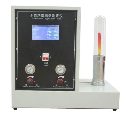 ASTM D 2863 Τύπος οθόνης αφής Αυτοματοποιημένος περιοριστικός δοκιμαστής δείκτη οξυγόνου για μηχανή δοκιμής καύσης πλαστικού καουτσούκ