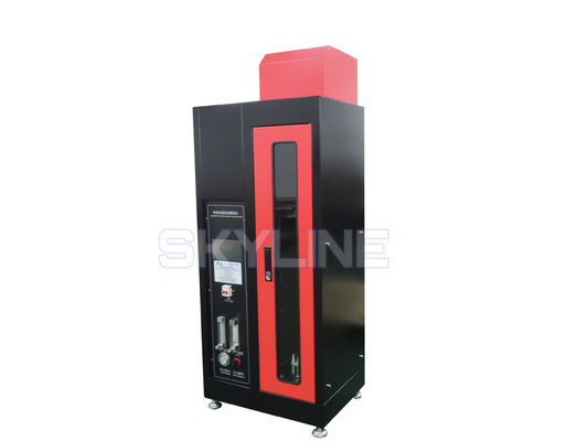 IEC 60332-1-1 1 KW Ενιαίο απομονωμένο σύρμα και καλώδιο εξοπλισμός δοκιμής κάθετης φλόγας